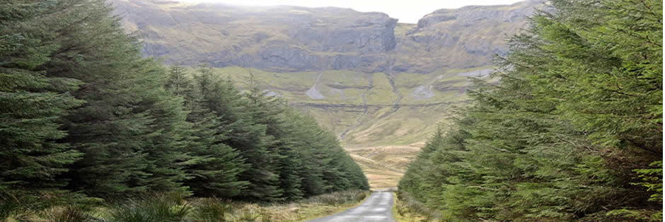 Horseshoe path at Gleniff